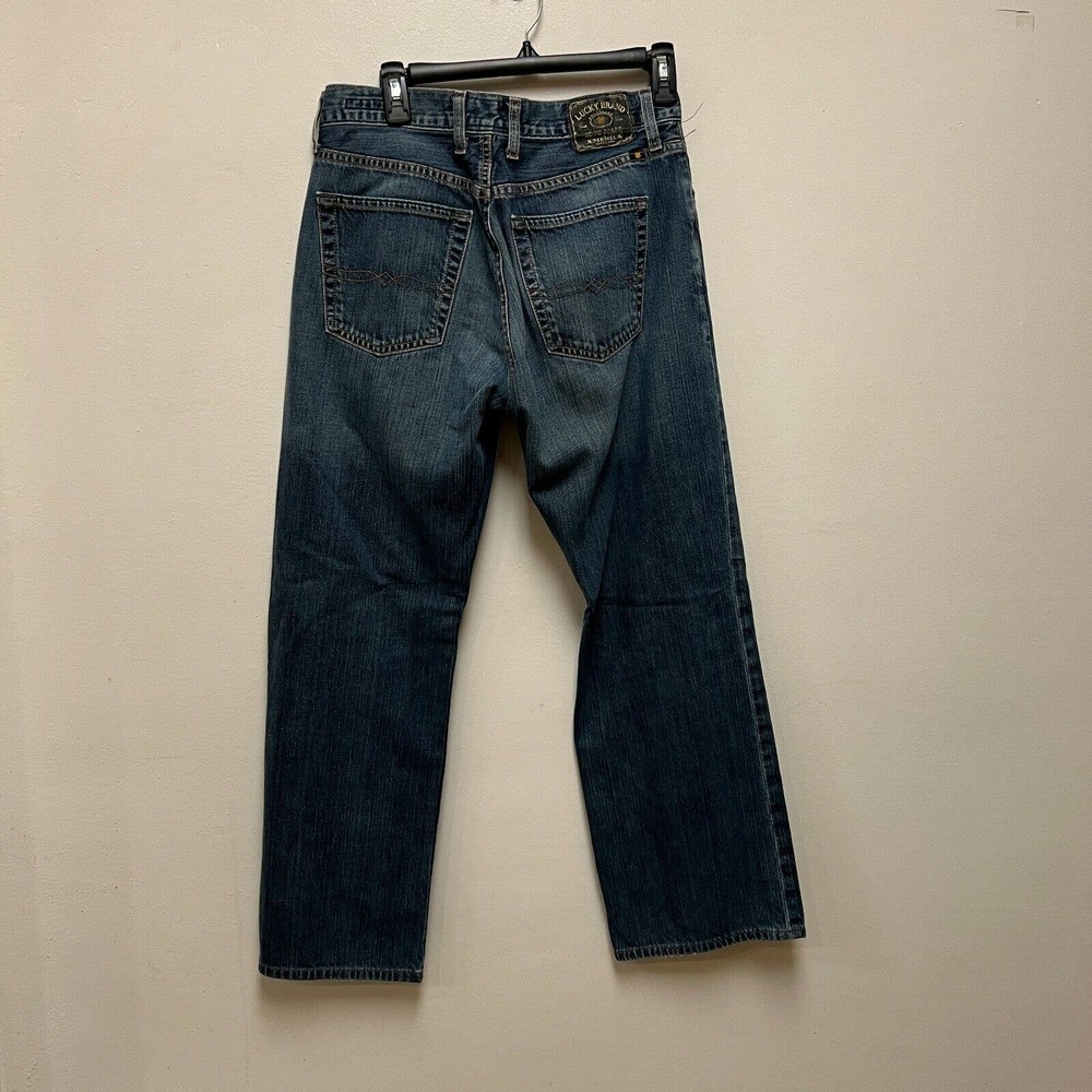 Lucky Brand Jeans Men's 30x30 Regular Size Black The Art Of Blue Jeans - Picture 5 of 8